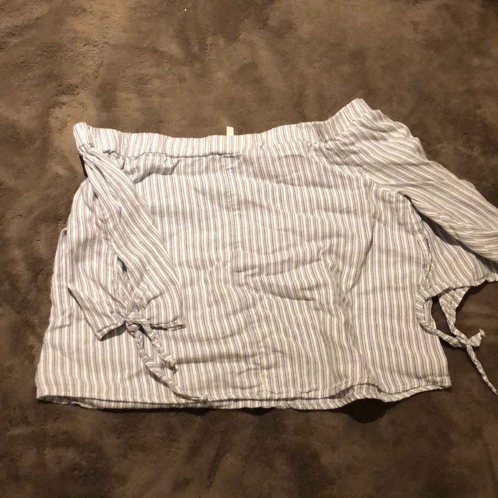 Miami off shoulder striped blouse